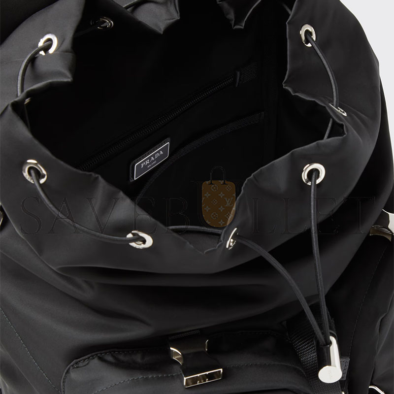 PRADA RE-NYLON AND SAFFIANO LEATHER BACKPACK 2VZ019 (53.5*32*16.5cm)